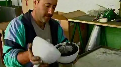 Handarbeit: Feuerwerkfabrik auf Teneriffa 