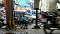 Saigon / Ho-Chi-Minh-Stadt: Arbeitsplatz auf dem Gehweg